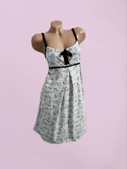 Ночнушка на зав'язках для вагітних і годуючих мам (тканина кулір) Ночнушка на зав'язках для вагітних і годуючих мам (тканина кулір)