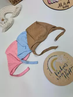 Чепчик для немовля (тканина мультиріп) Чепчик для немовля (тканина мультиріп)