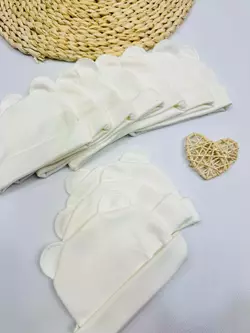 Шапочка з вушками (тканина інтерлок) Шапочка з вушками (тканина інтерлок)