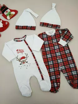 Новорічний комплект (футер) для малюків Новорічний комплект (футер) для малюків