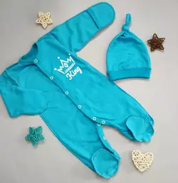 Комплект теплий (тканина футер) (чоловічок + шапочка) Комплект теплий (тканина футер) (чоловічок + шапочка)