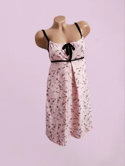 Ночнушка на зав'язках для вагітних і годуючих мам (тканина кулір) Ночнушка на зав'язках для вагітних і годуючих мам (тканина кулір)