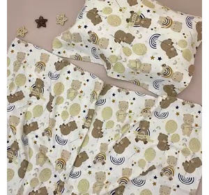 Комплект теплого постільного в ліжечко (Турецька фланель) Комплект теплого постільного в ліжечко (Турецька фланель)